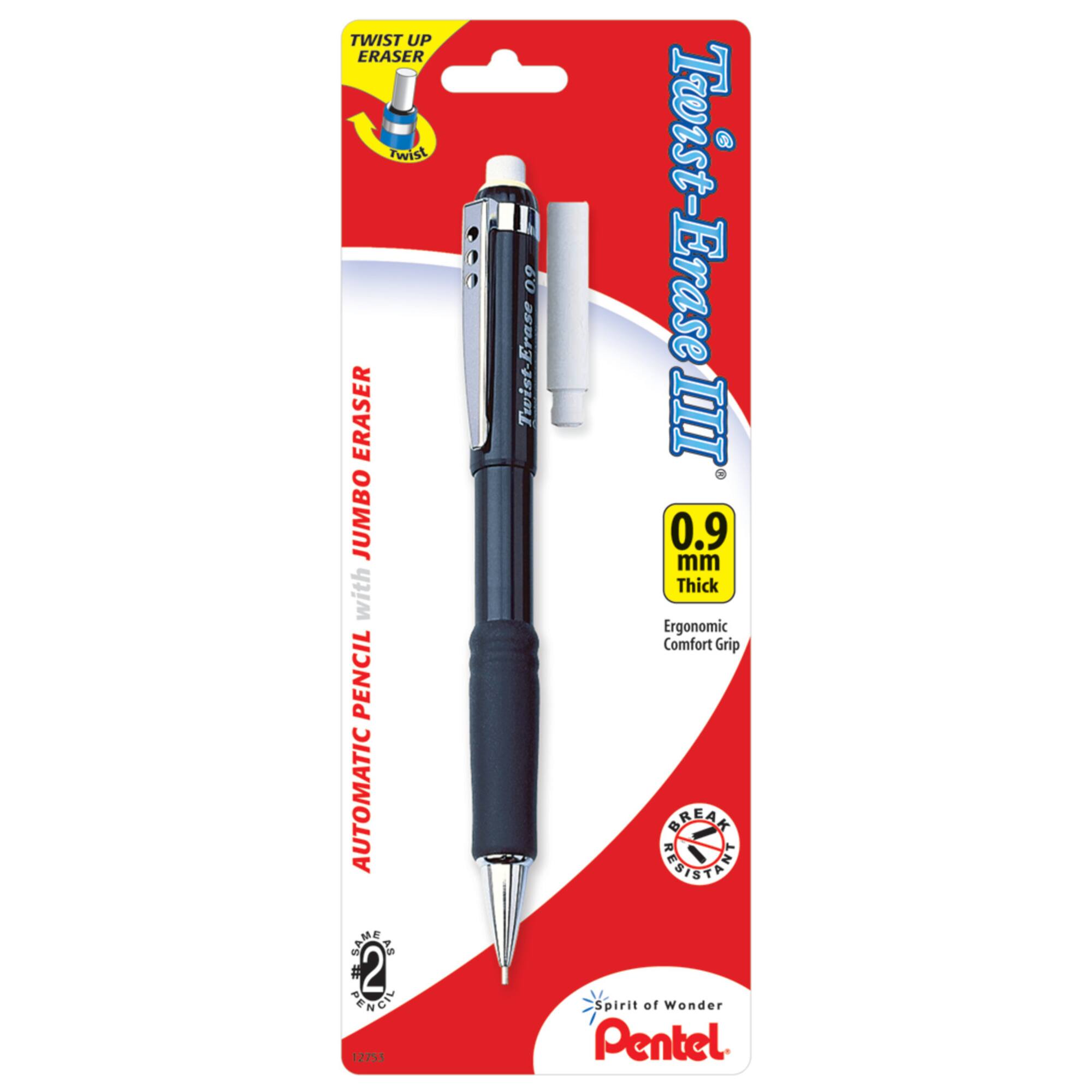 Pentel® Twist-Erase® Mechanical Pencil, 0.9mm